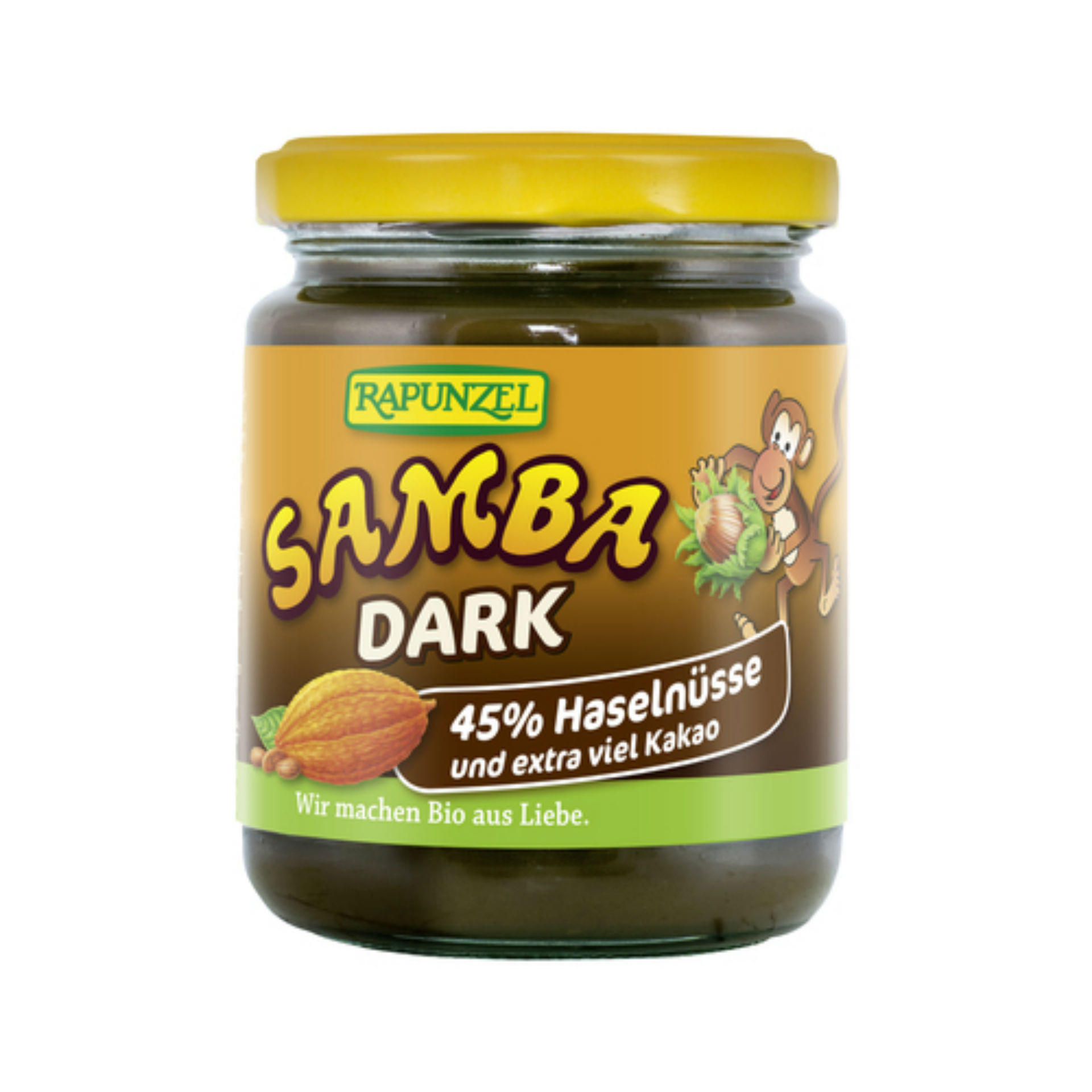 RAPUNZEL Samba Aufstrich Haselnuss dunkel 250 g