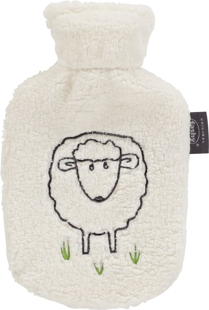 FASHY Kinderwärmflasche 0.8l Flausch Schaf Dolly