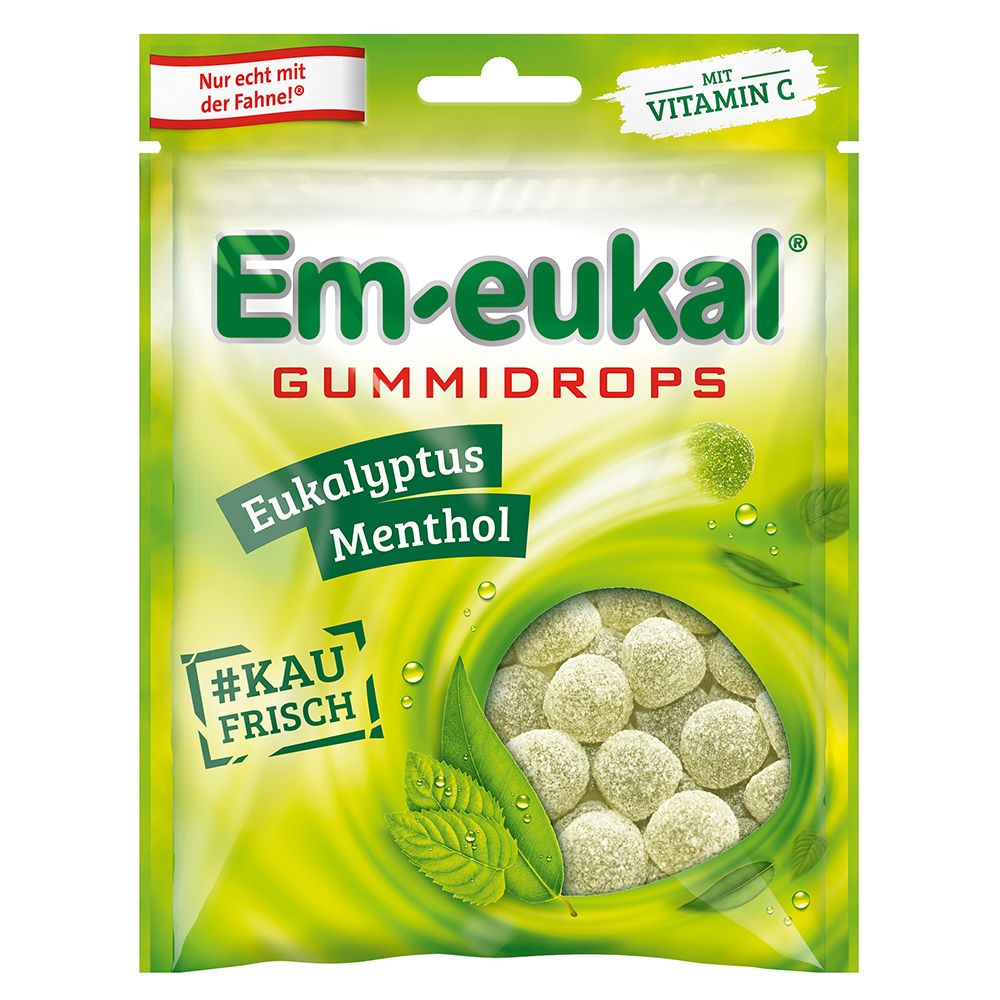 SOLDAN EM-EUKAL Gummidrops Eukaly Ment zucker 90 g