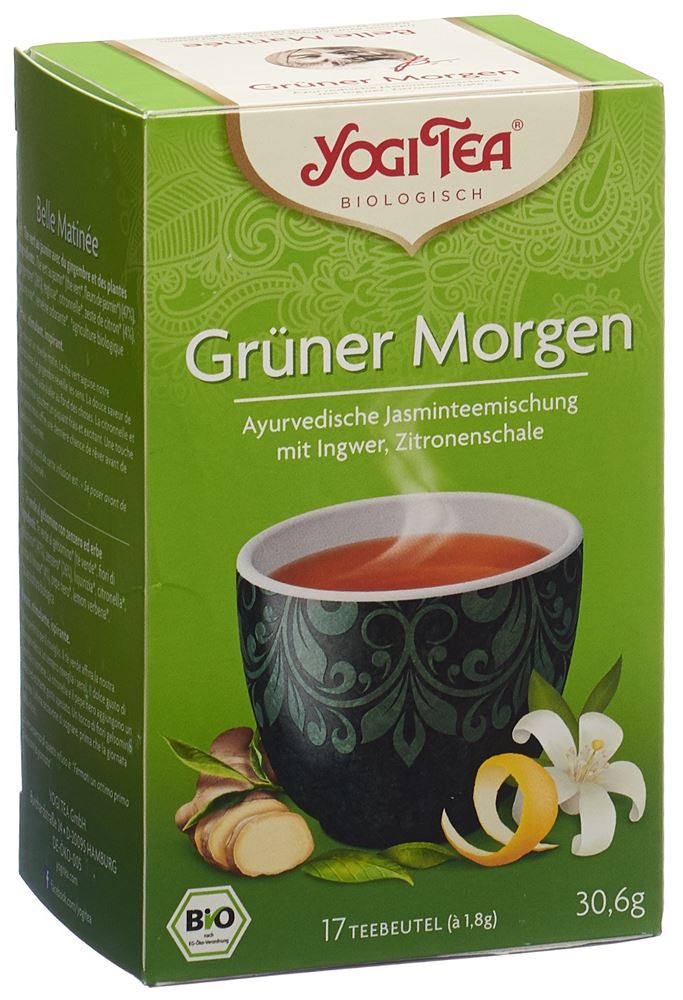 YOGI TEA Grüner Morgen 17 Btl 1.8 g