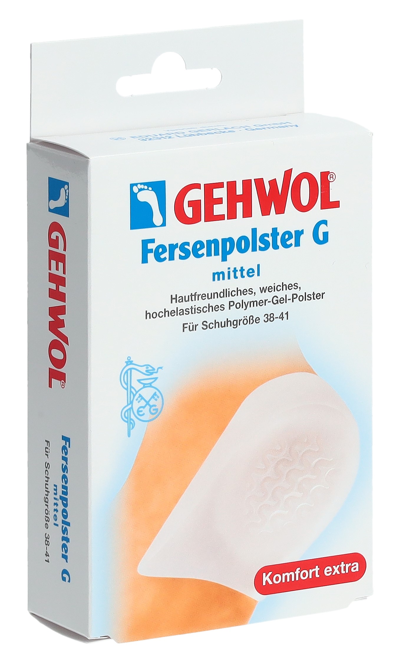 GEHWOL Fersenpolster G mit Gelwellen mittel 1 Paar