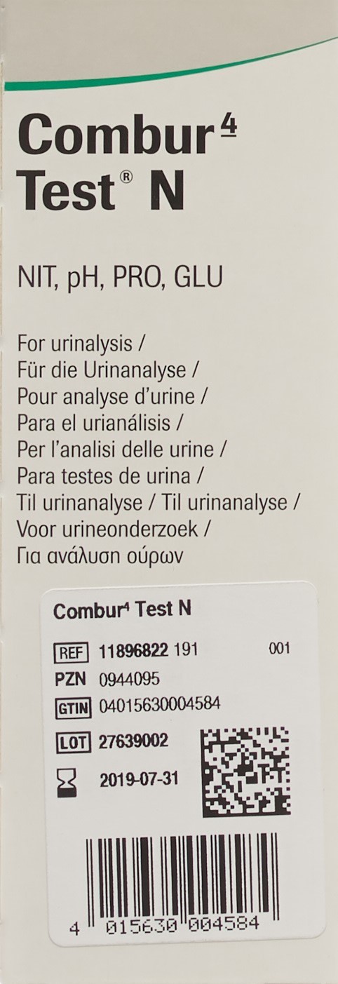 COMBUR 4 TEST N bandelettes 50 pce