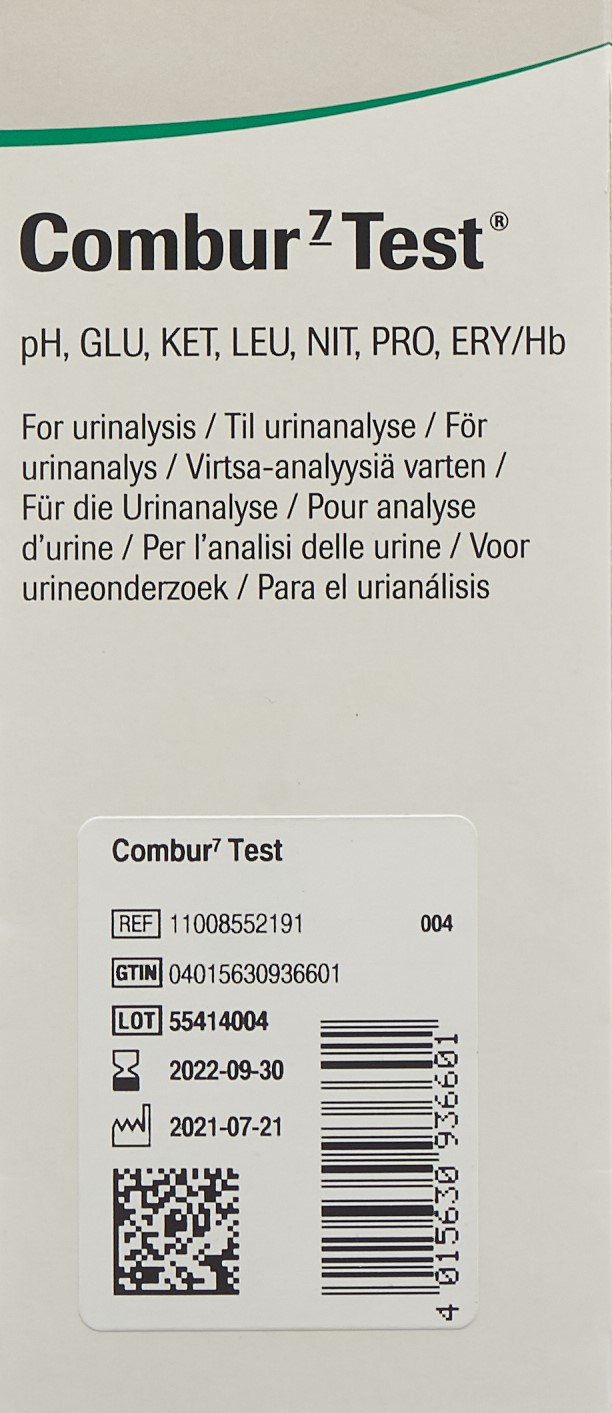 COMBUR 7 TEST bandelettes 100 pce