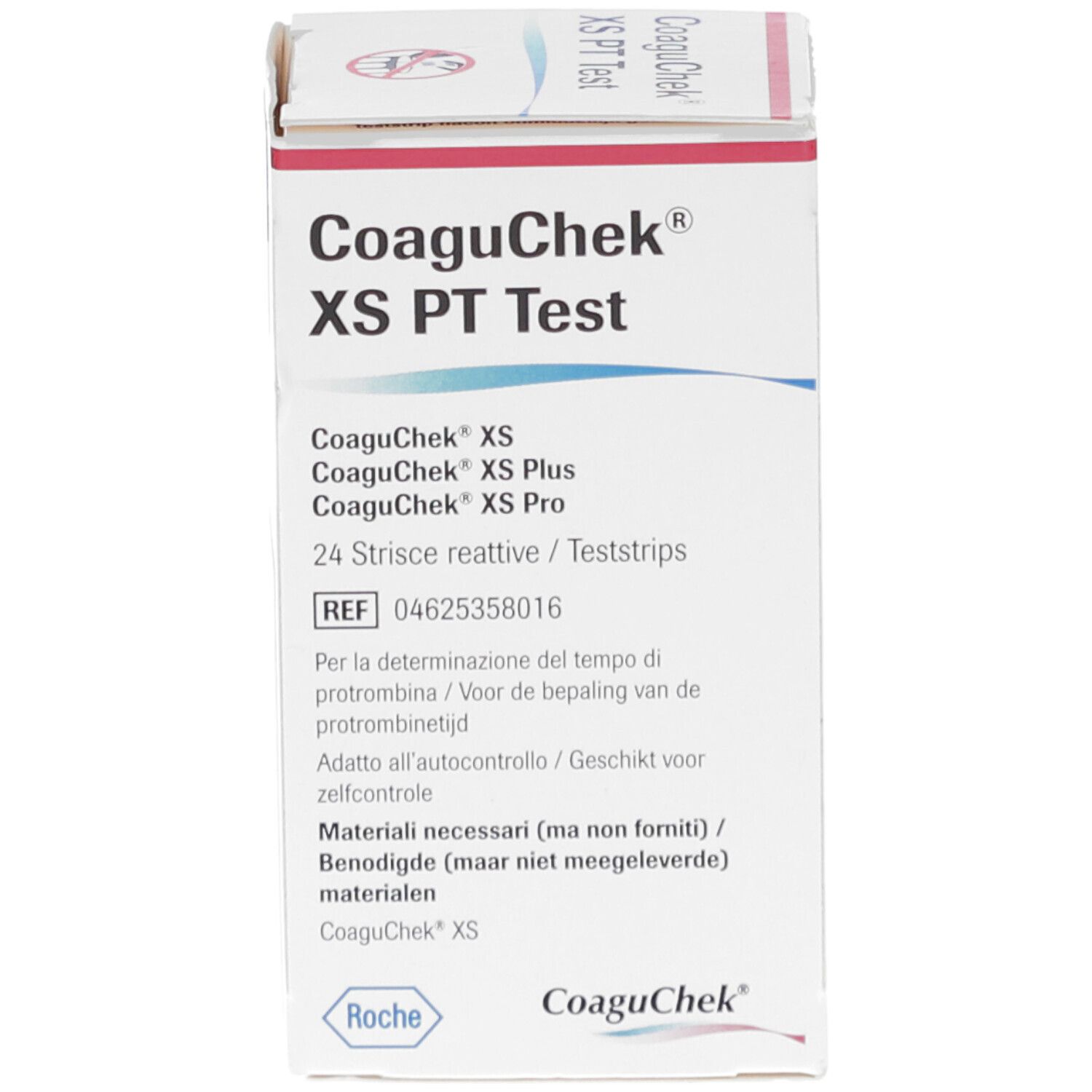 COAGUCHEK XS PT bandelettes 24 pce