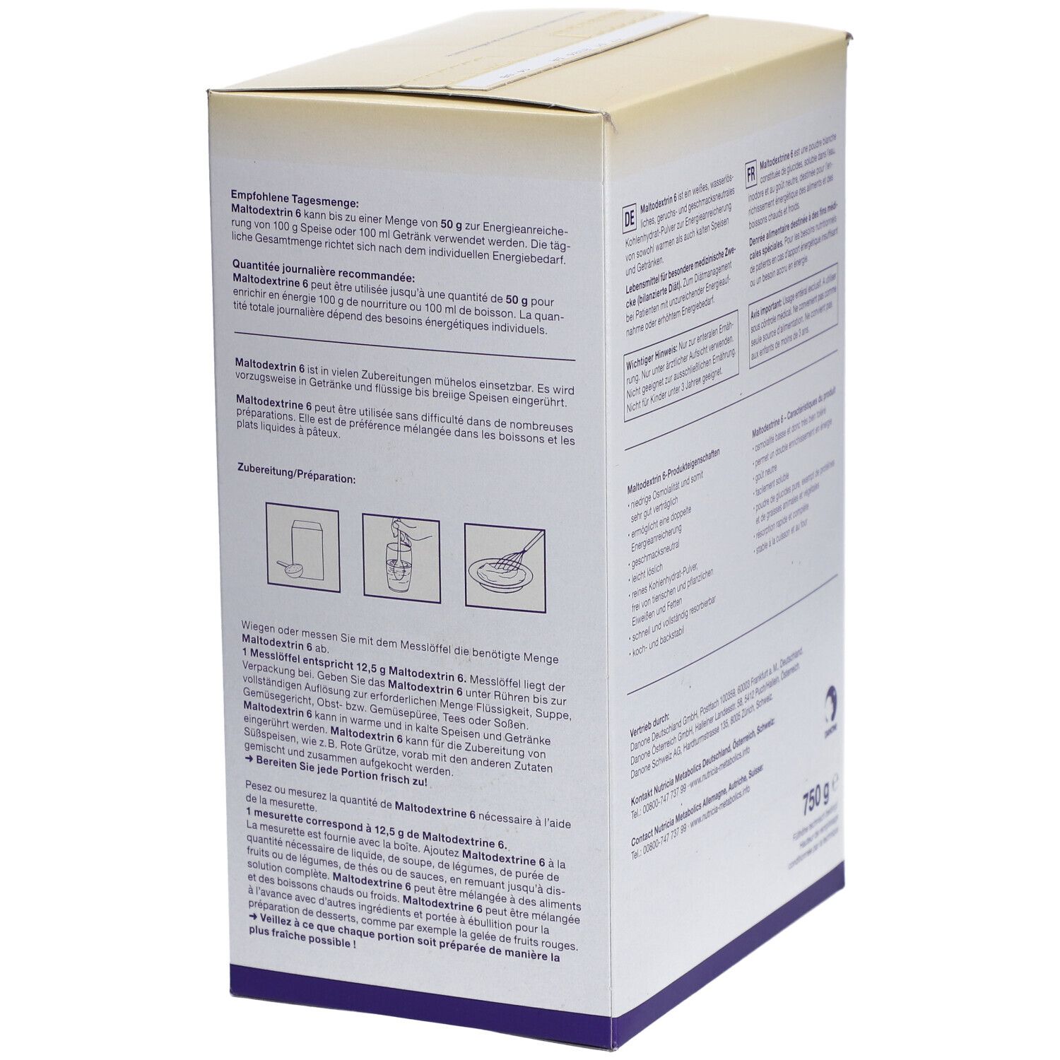 NUTRICIA Maltodextrin 6 Plv 750 g