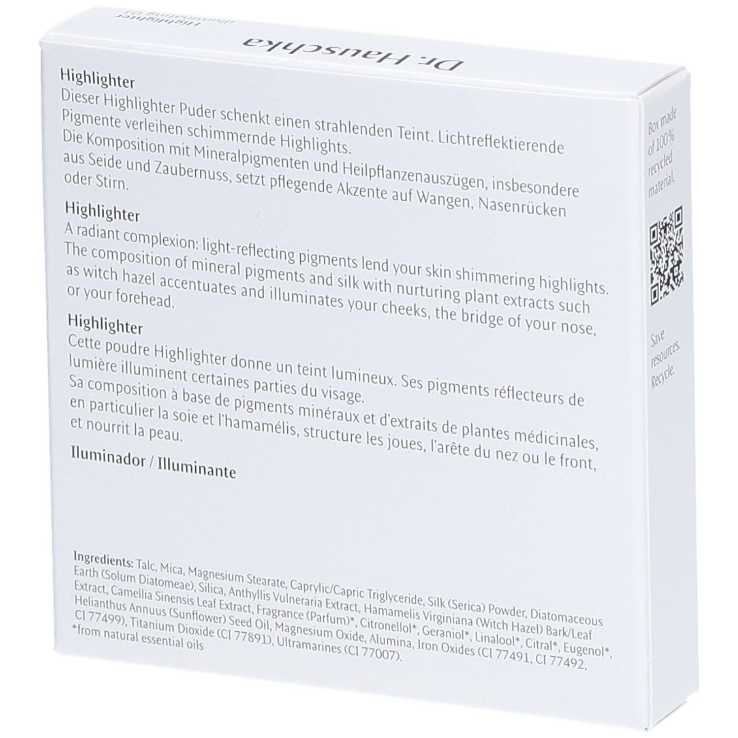 DR. HAUSCHKA Highlighter 01 illuminating 5 g