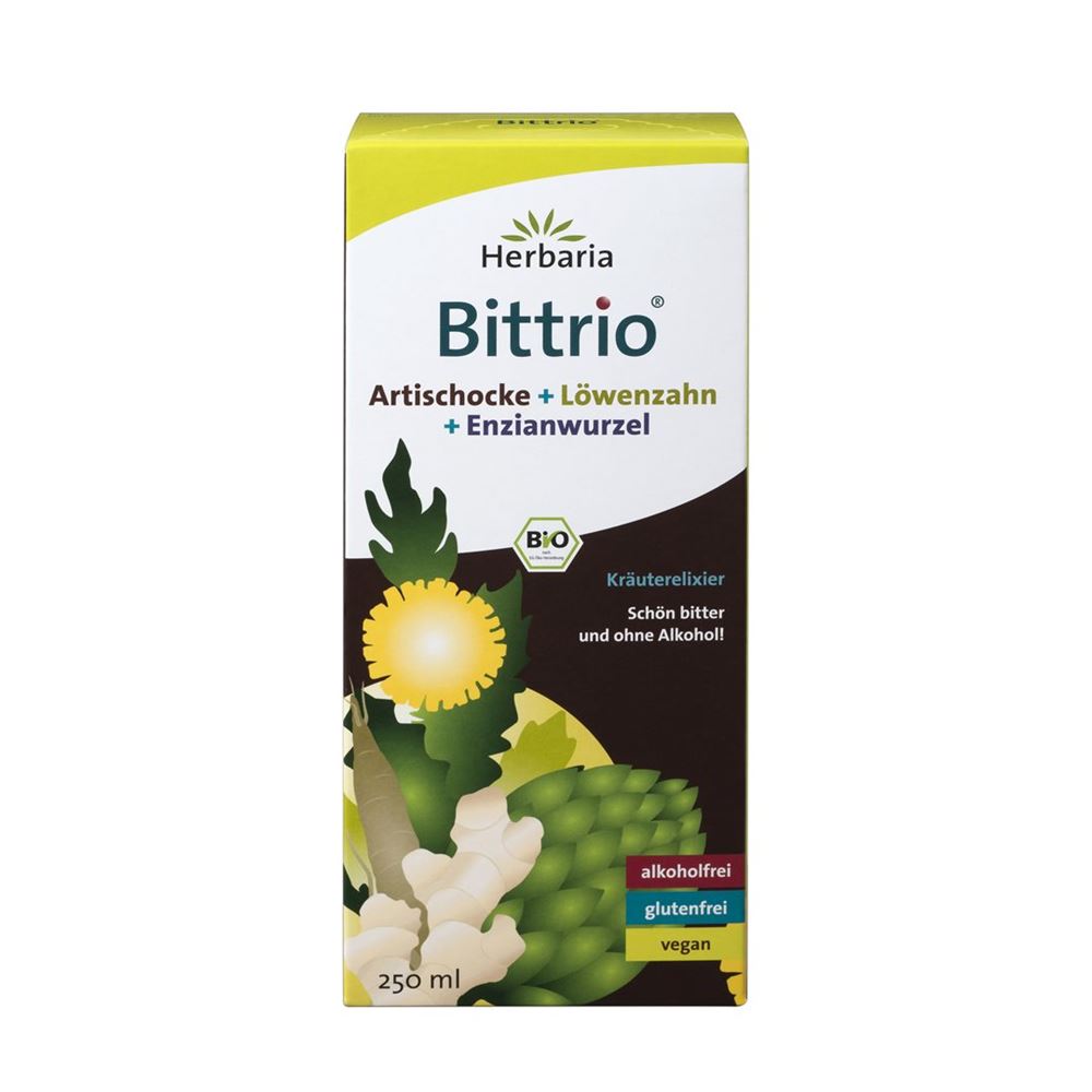HERBARIA Kräuterelixier Bittrio Bio 250 ml