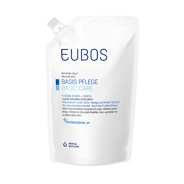 EUBOS Seife liquide unparf blau refill 400 ml