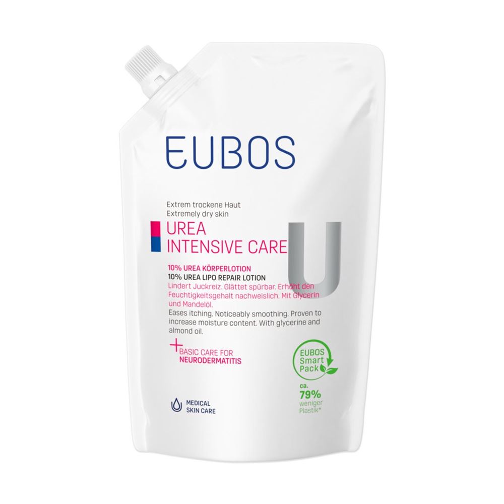 EUBOS Urea Körperlotion 10 % Refill Btl 400 ml