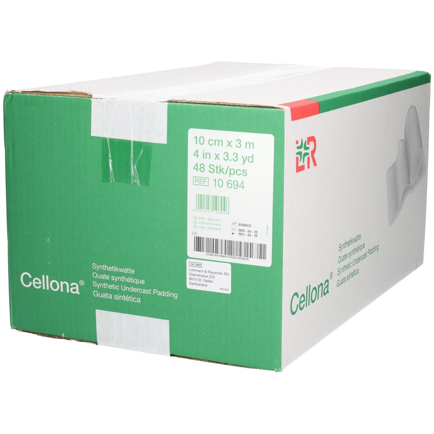 CELLONA ouate synthétique 10cmx3m (nouveau) 48 pce