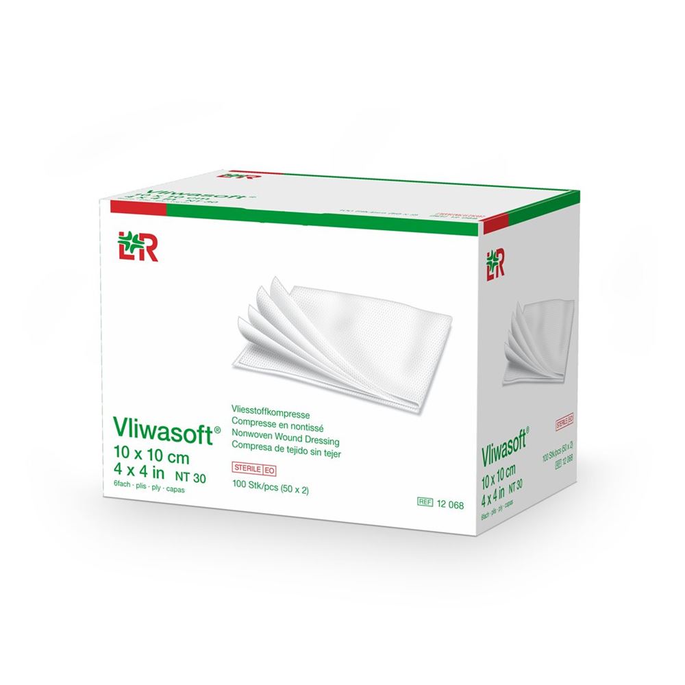 VLIWASOFT fibre n-tiss 10x10cm 6 c st 50 x 2 pce