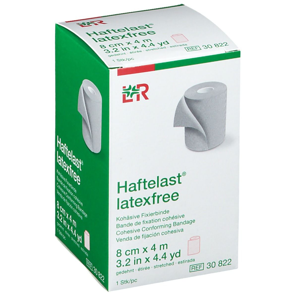 HAFTELAST latexf koh Fixierbinde 8cmx4m creme