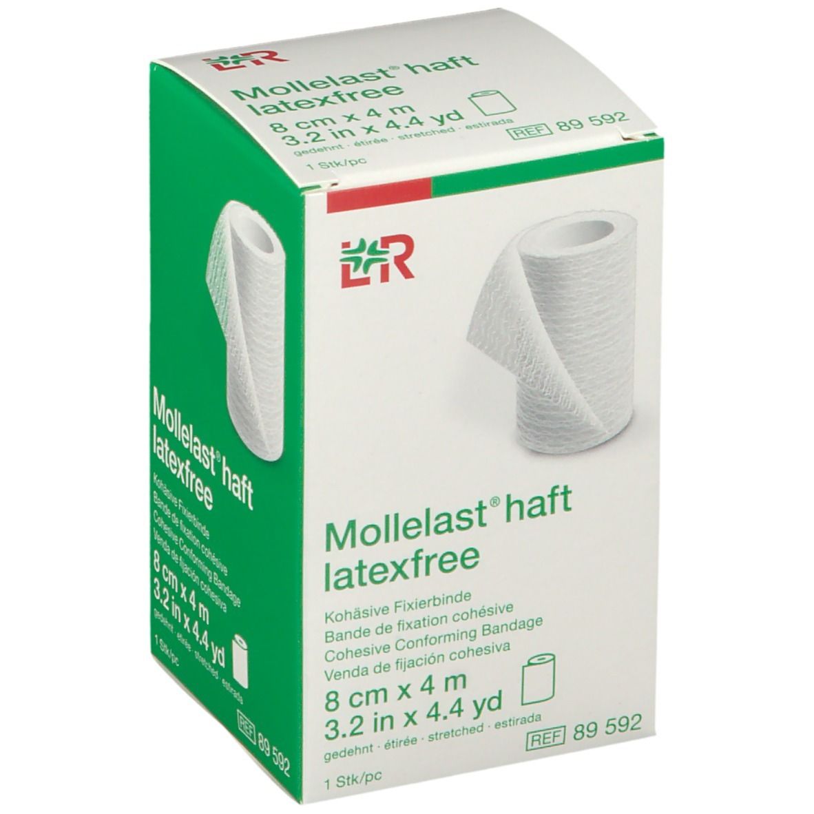 MOLLELAST haft bande fixation 8cmx4m sans latex