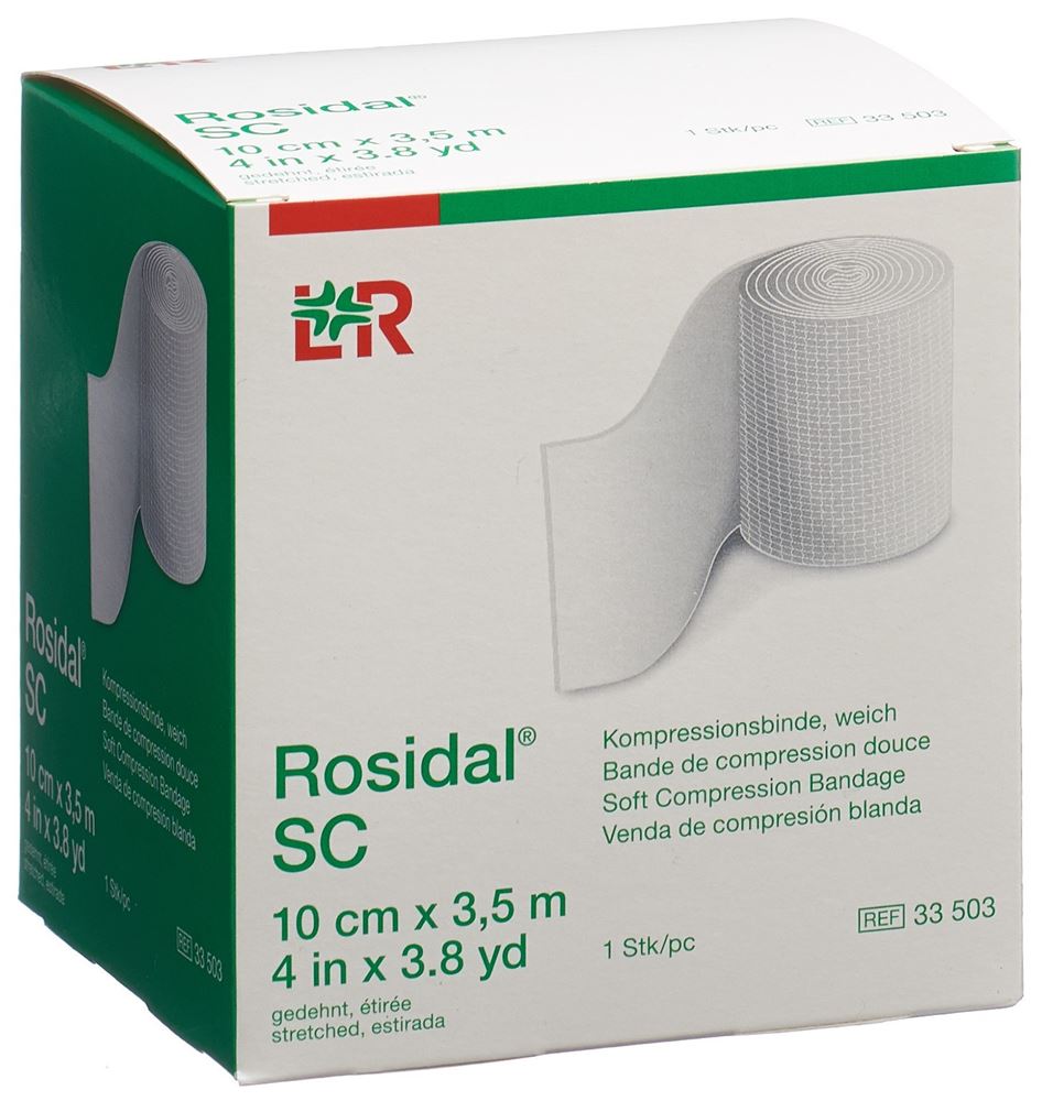 ROSIDAL SC bande de compression douce 10cmx3.5m