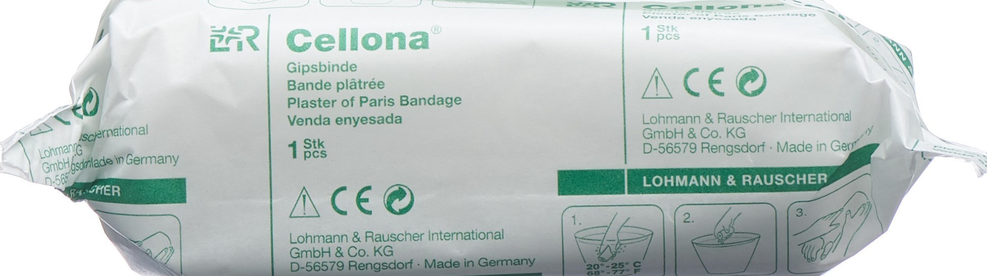 CELLONA Gipsbinden 2.75mx12cm feincremig 12 Stk