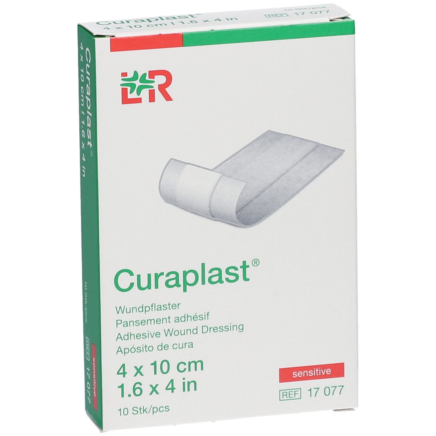 CURAPLAST Wundverband 4cmx10cm hautfarbig 10 Stk