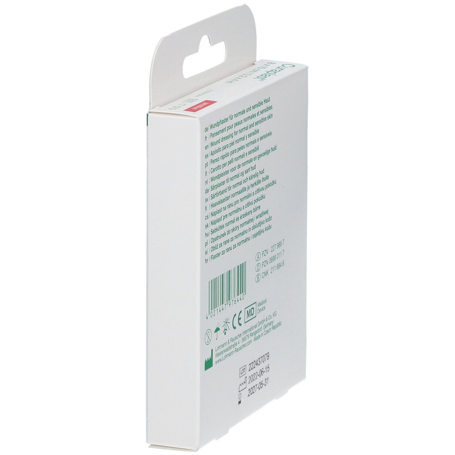 CURAPLAST Wundverband 8cmx10cm hautfarbig 10 Stk