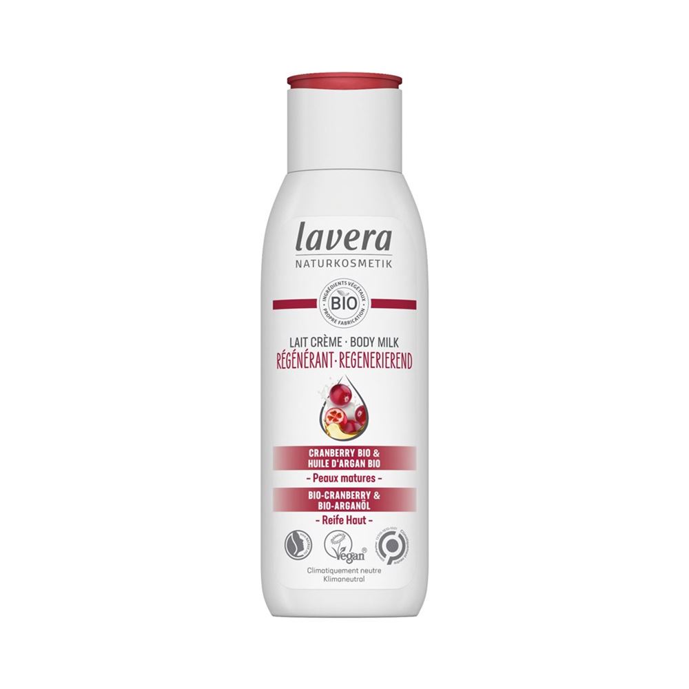 LAVERA Bodymilk regene bio Cranbe&bio Argan 200 ml