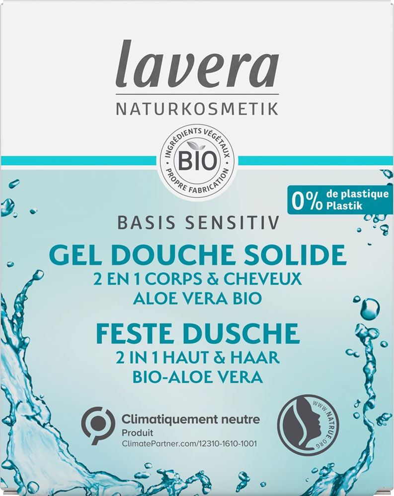 LAVERA Feste Dusche Haut&Haar basis sens 50 g