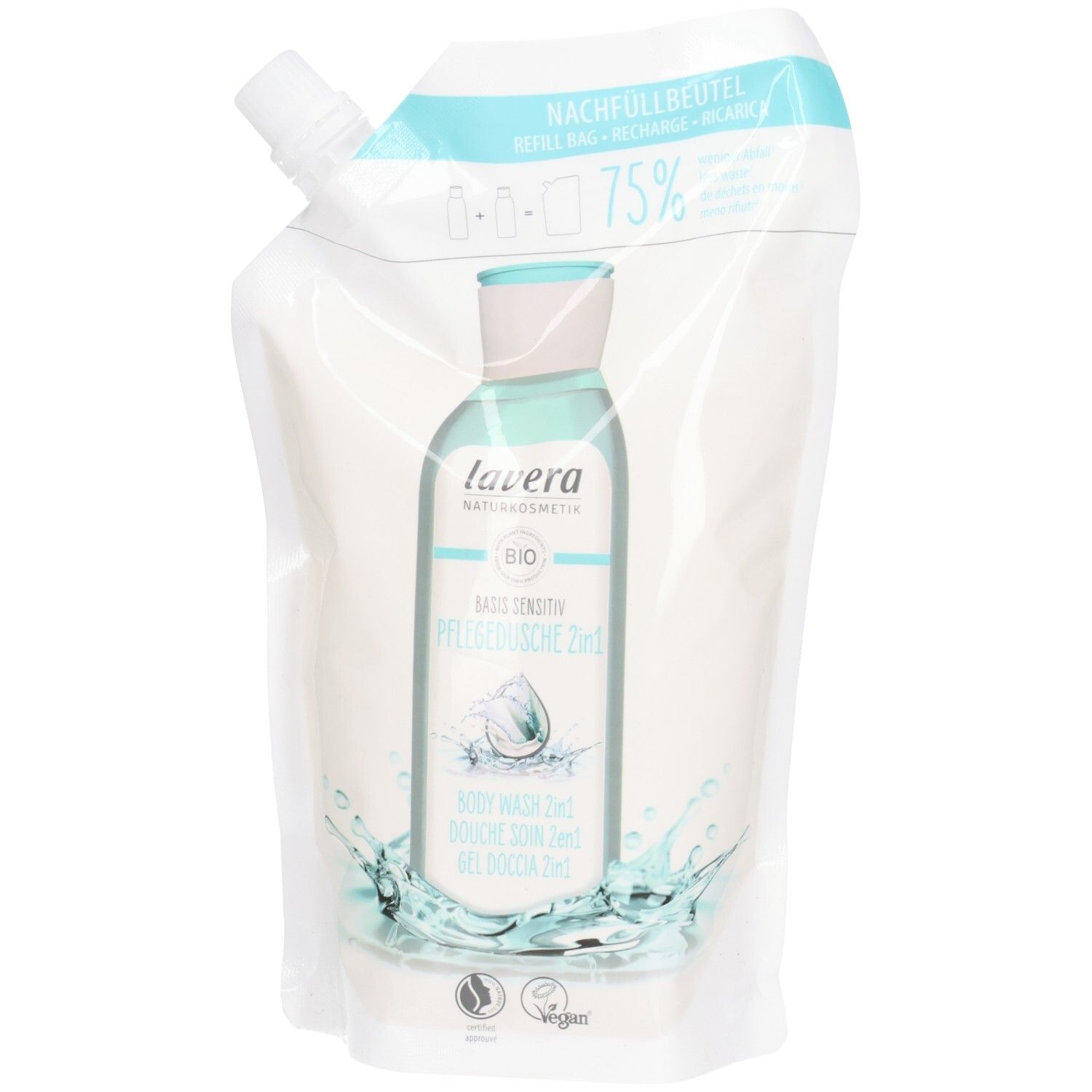 LAVERA Pflegedusche Basis Sensitiv 2in1 NB 500 ml