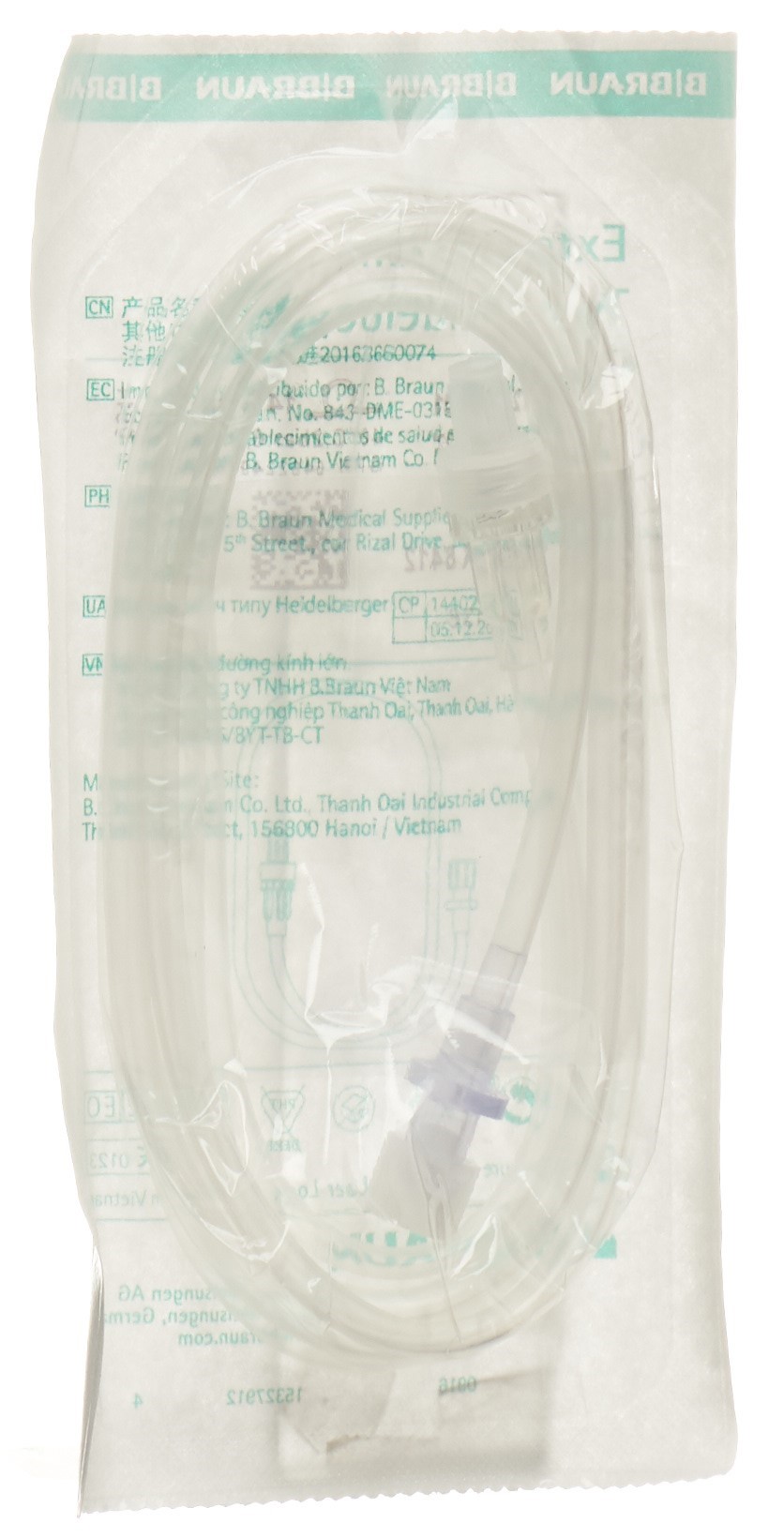 B. BRAUN Extension Heidelb 140cm luer lock