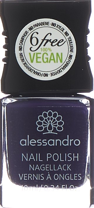 ALESSAN Nagellack ohne Verp 58 Blackber 10 ml