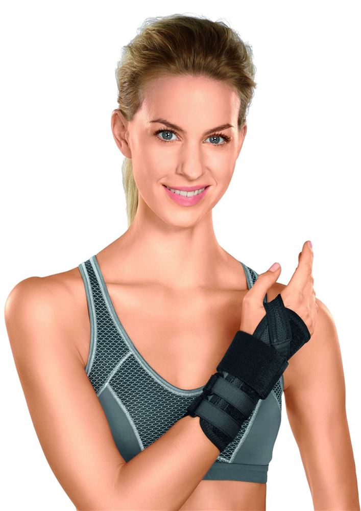 SPORLASTIC Manu Hit M 18cm rechts schwarz