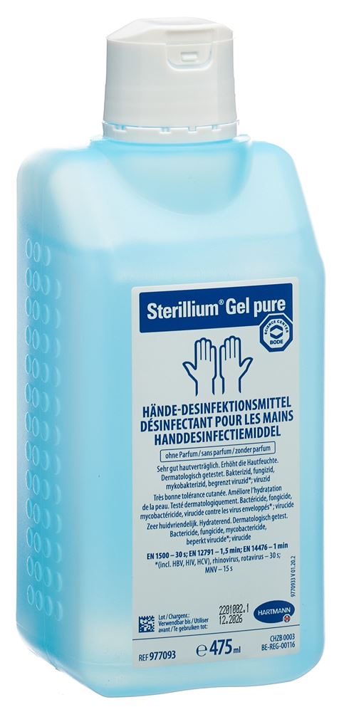 STERILLIUM Gel pure Fl 475 ml