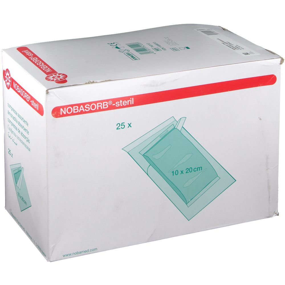 Saugkompresse Nobasorb steril 10x20cm