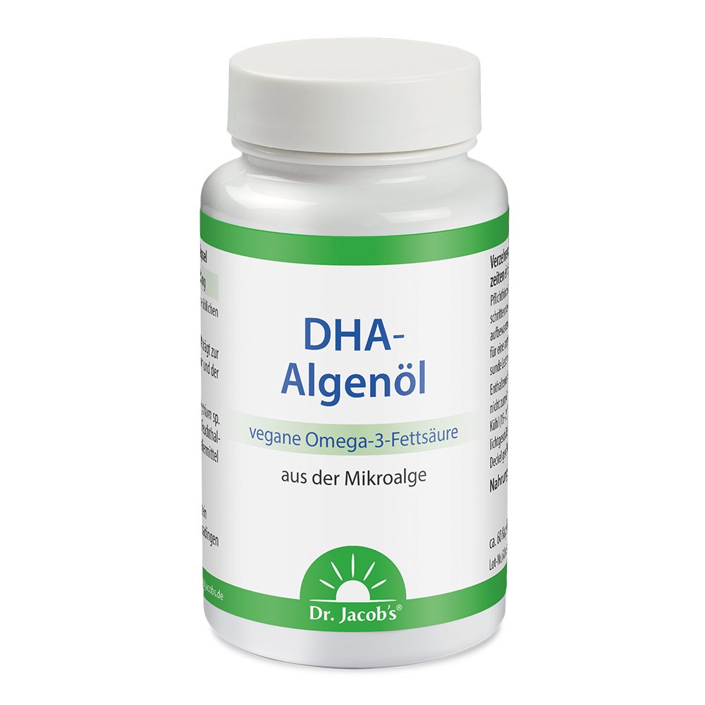 DR. JACOB'S DHA-Algenöl Omega-3 Kaps veg 60 Stk