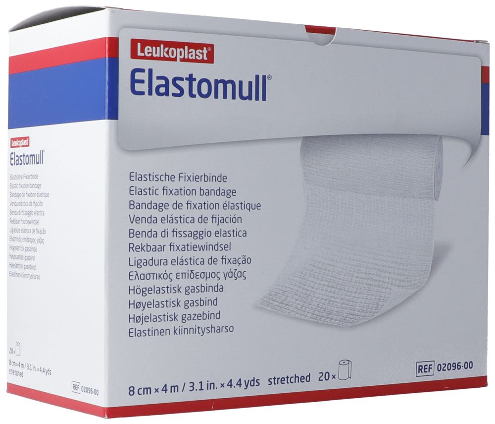 ELASTOMULL Fixierbind 8cmx4m Poly 20 Stk