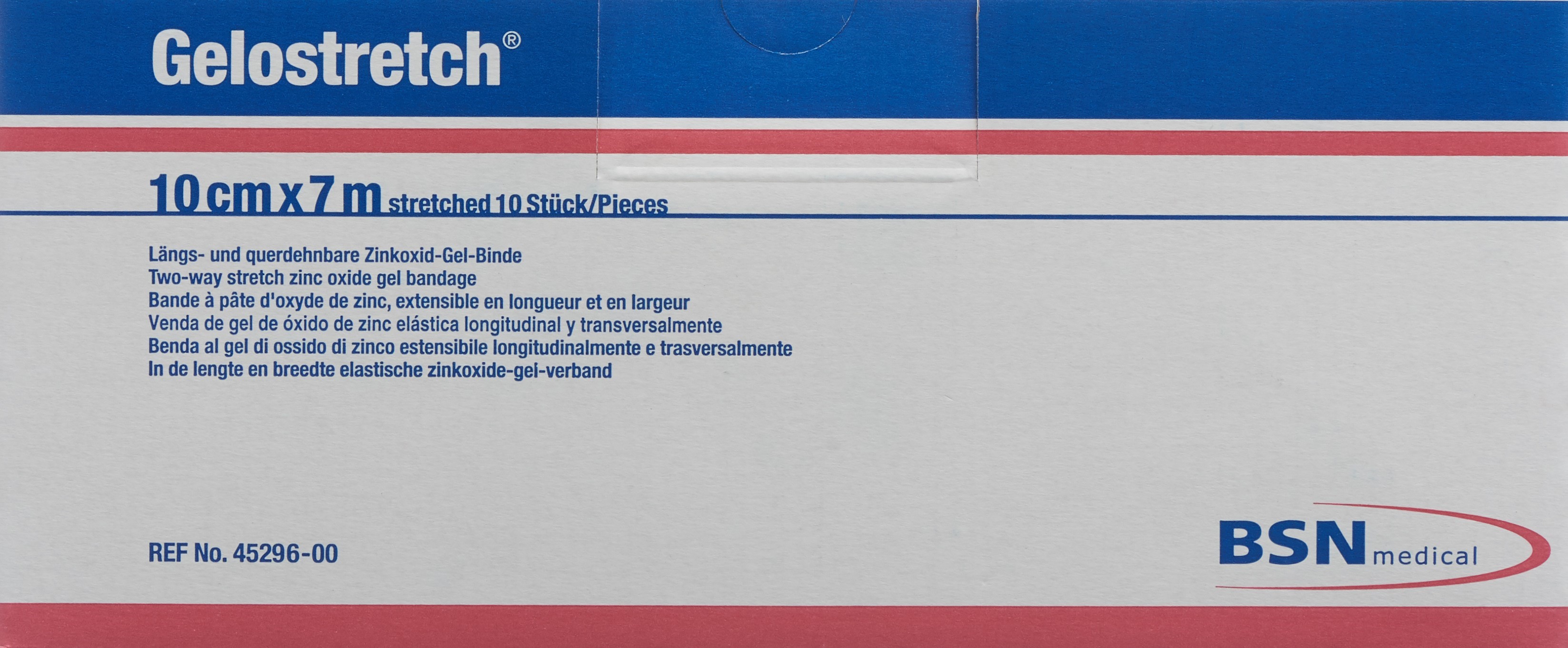 GELOSTRETCH Zinkgelbinde 7mx10cm 10 Stk