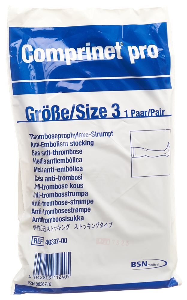 COMPRINET PRO Thrombo A-G Gr5 norm weiss 1 Paar