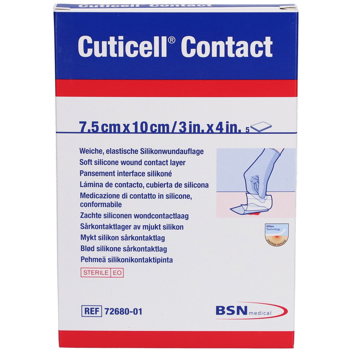 Wundkontaktschicht Cuticell Contact (7.5x10cm)