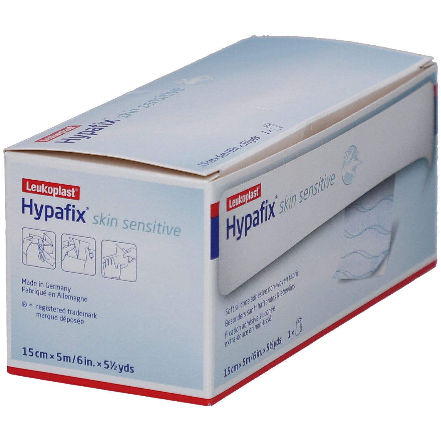 HYPAFIX Skin sensitive Silikon 15cmx5m