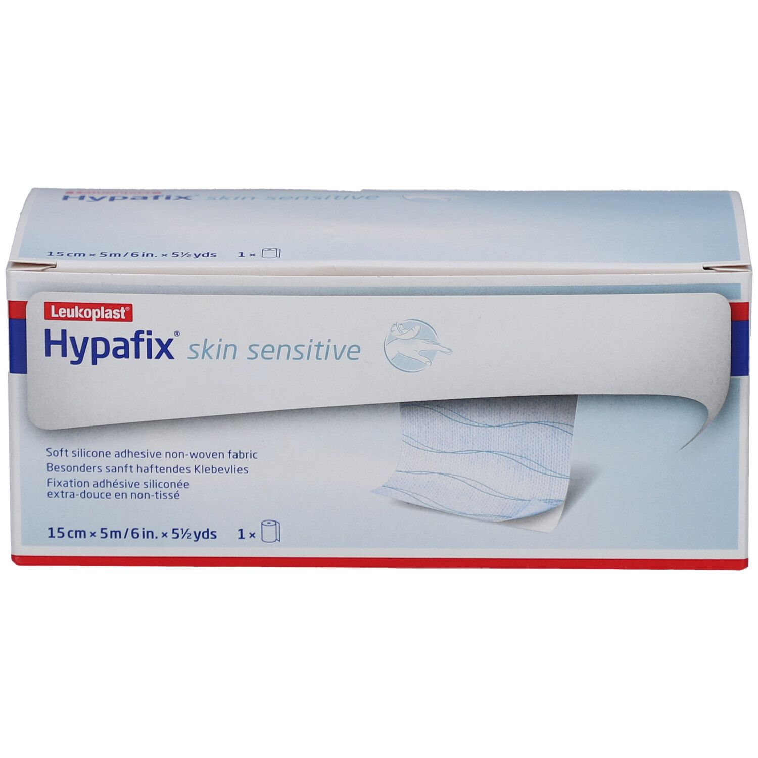 HYPAFIX Skin sensitive Silikon 15cmx5m