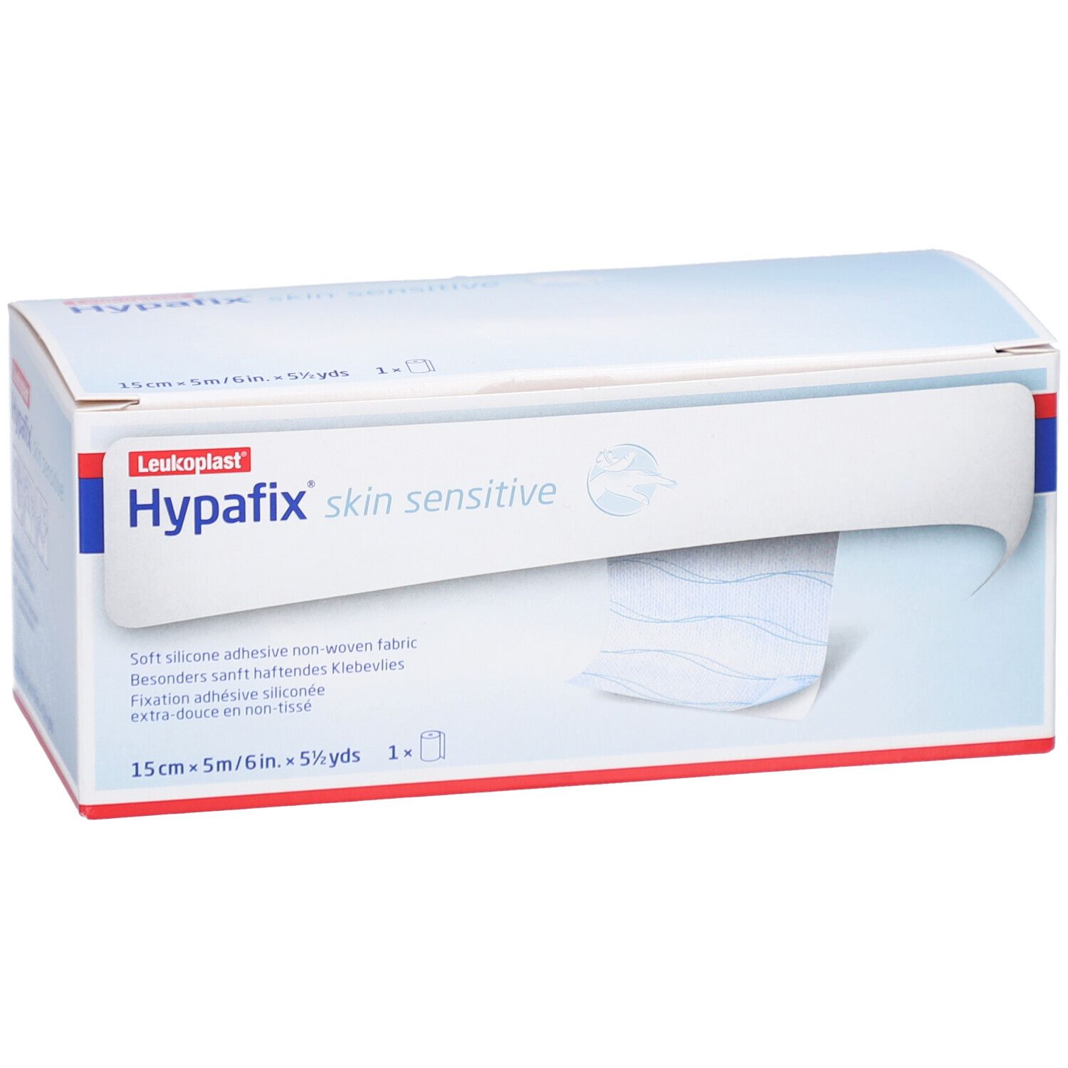 HYPAFIX Skin sensitive Silikon 15cmx5m