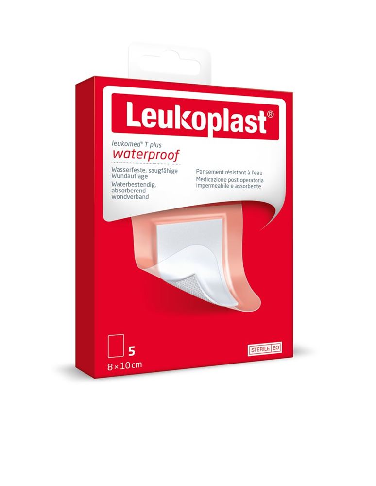 LEUKOPLAST Leukomed T+ 8x10cm steril 5 Stk