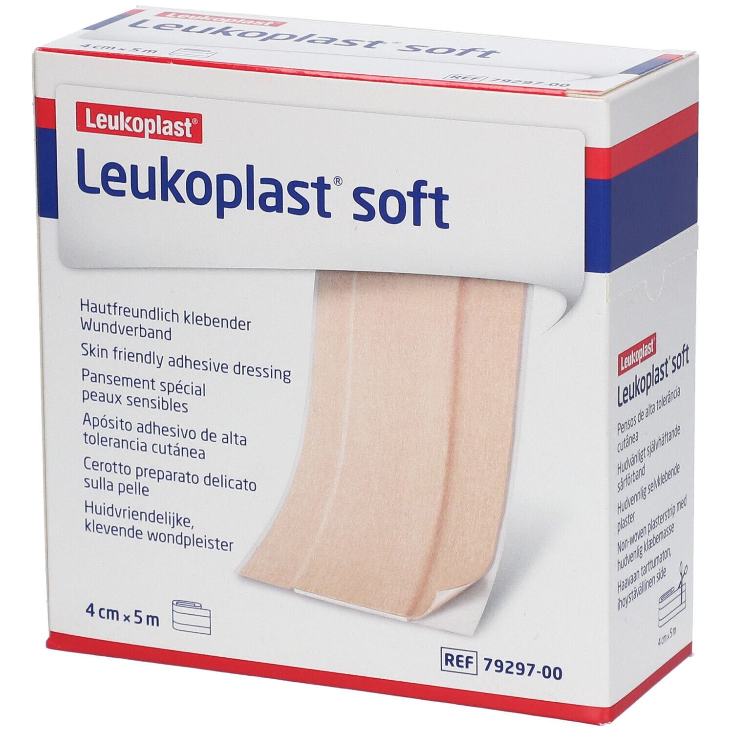 LEUKOPLAST Soft 4cmx5m Rolle