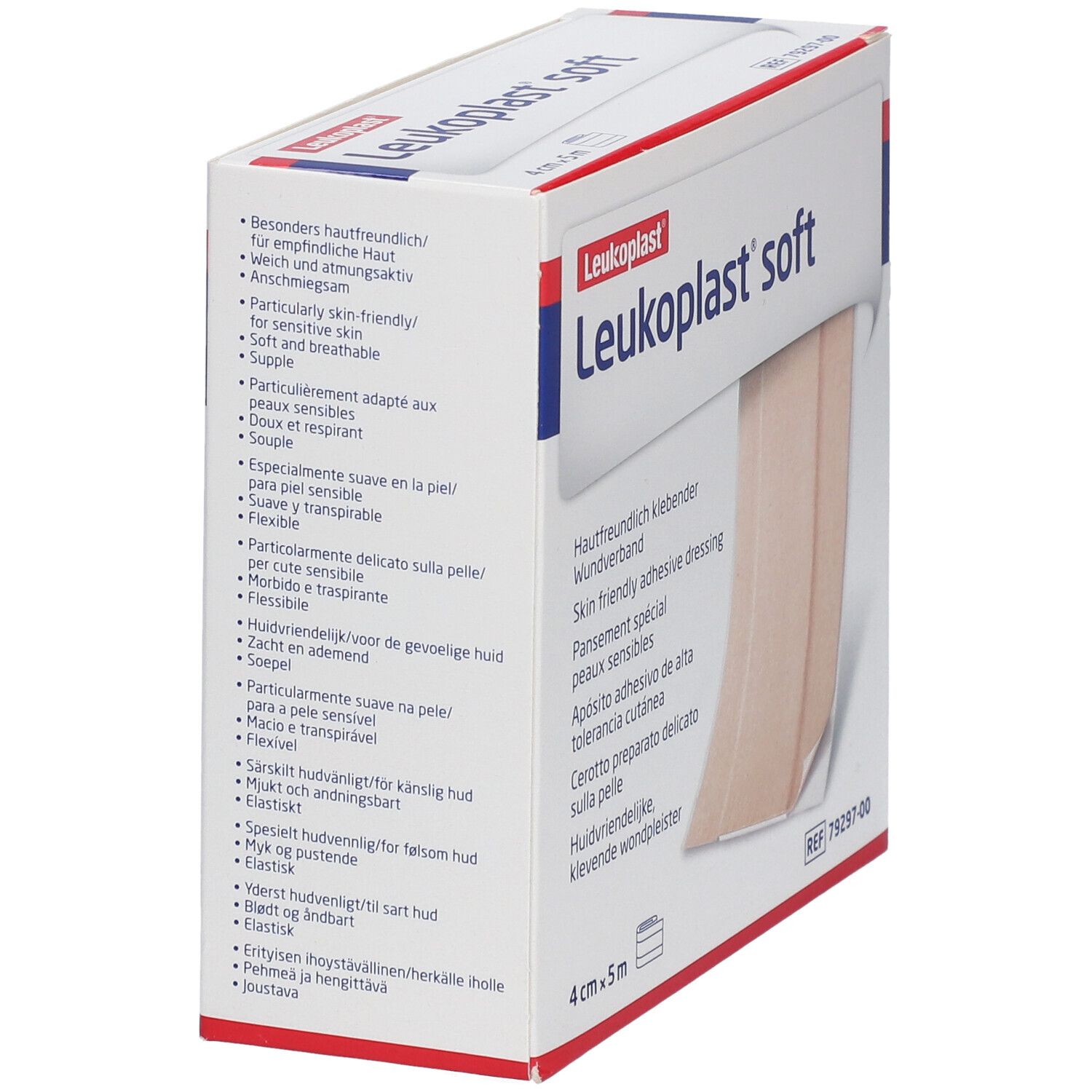 LEUKOPLAST Soft 4cmx5m Rolle