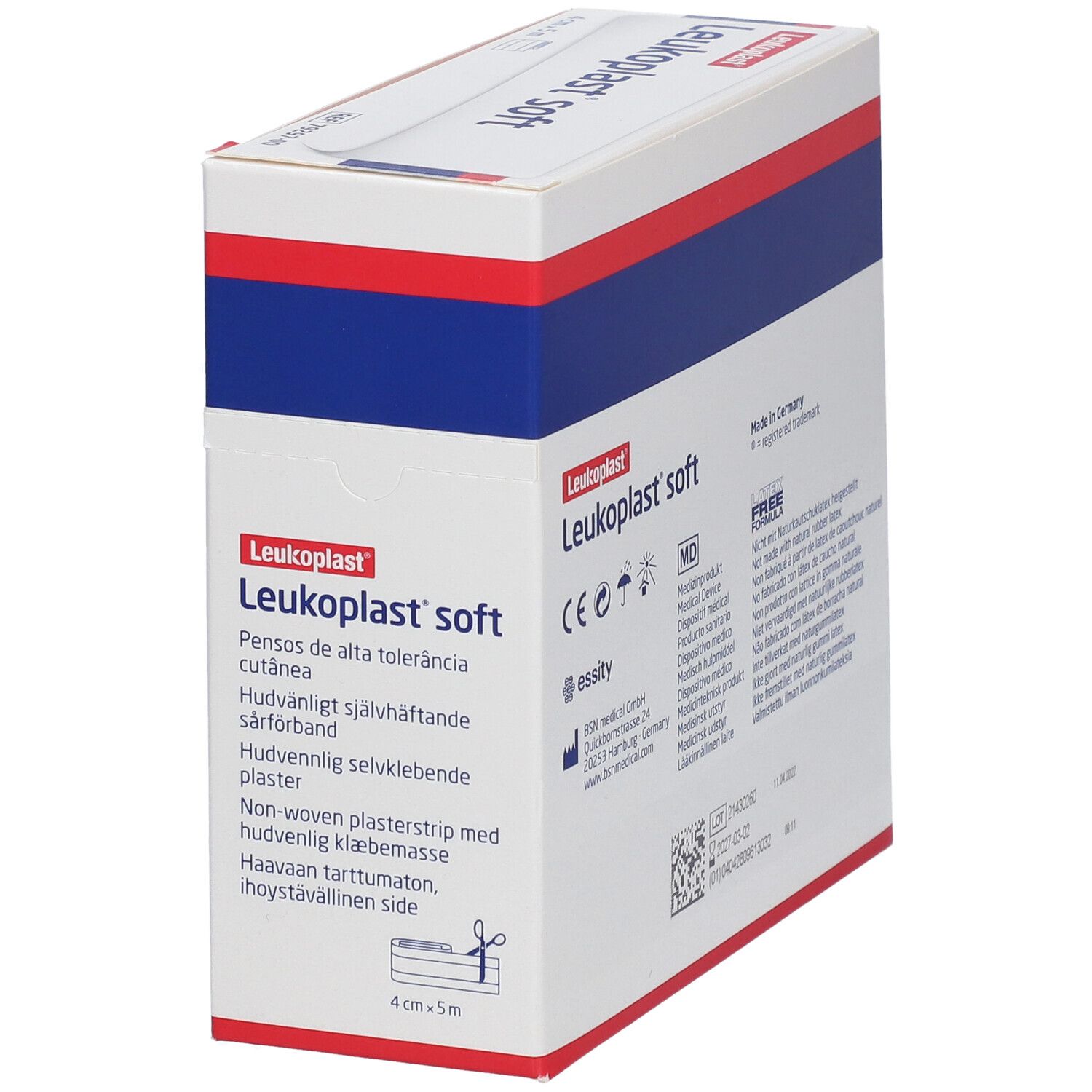LEUKOPLAST Soft 4cmx5m Rolle