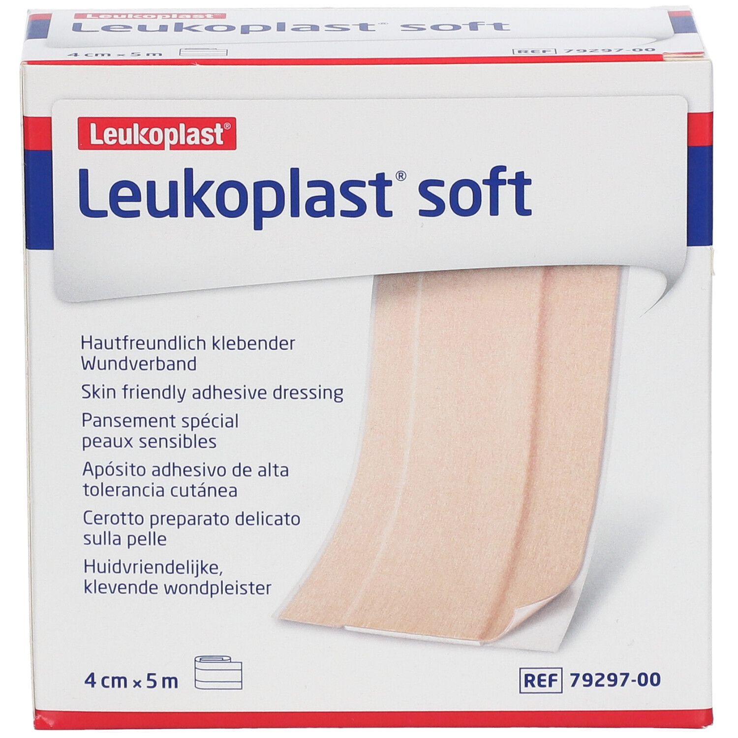LEUKOPLAST Soft 4cmx5m Rolle