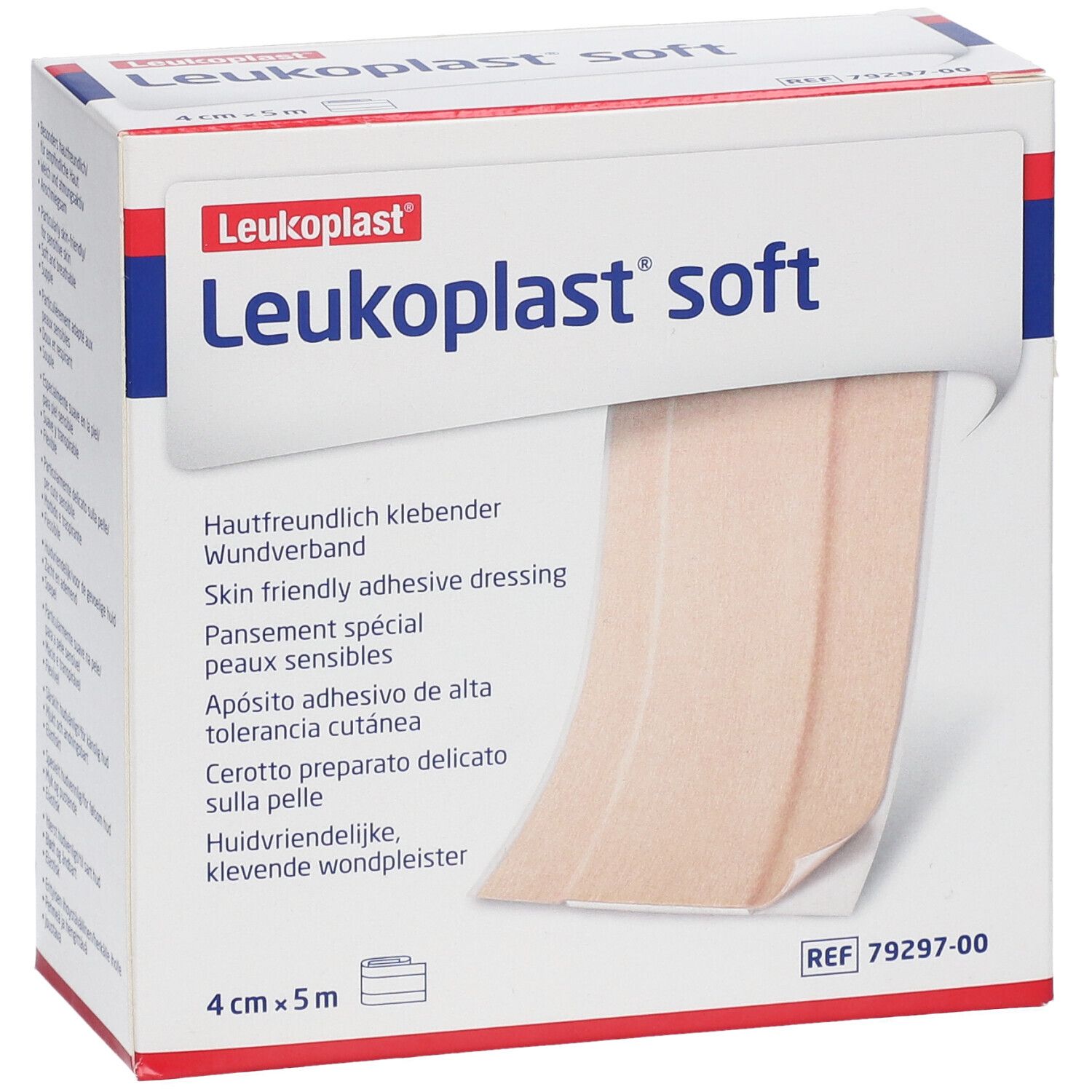 LEUKOPLAST Soft 4cmx5m Rolle