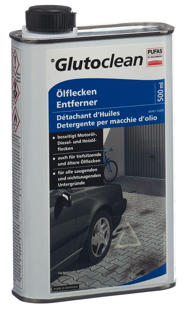 GLUTOCLEAN Ölflecken Entferner Fl 500 ml