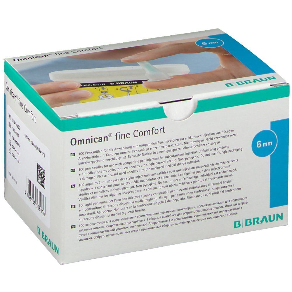 OMNICAN FINE COMFORT 31GX6 MM M SK