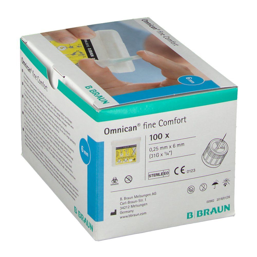OMNICAN FINE COMFORT 31GX6 MM M SK