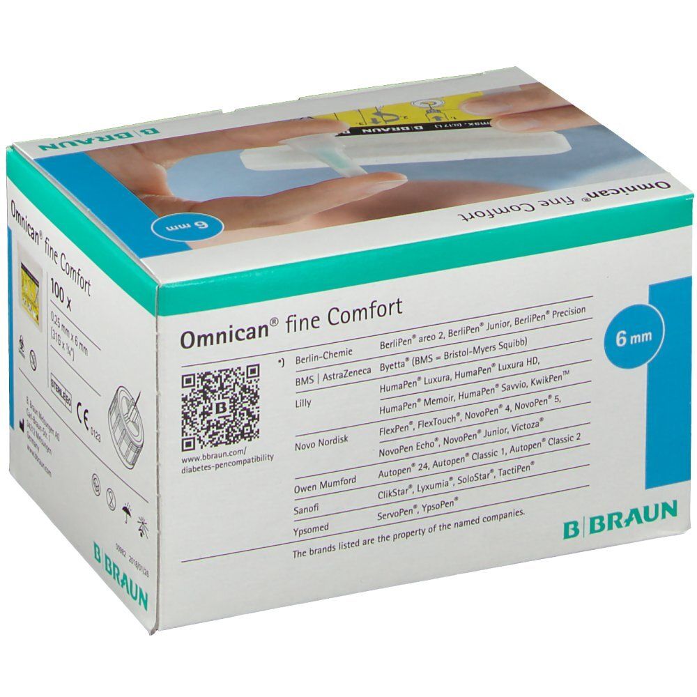 OMNICAN FINE COMFORT 31GX6 MM M SK