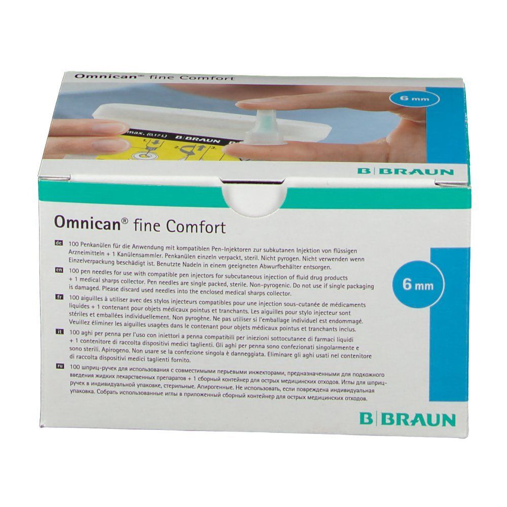 OMNICAN FINE COMFORT 31GX6 MM M SK