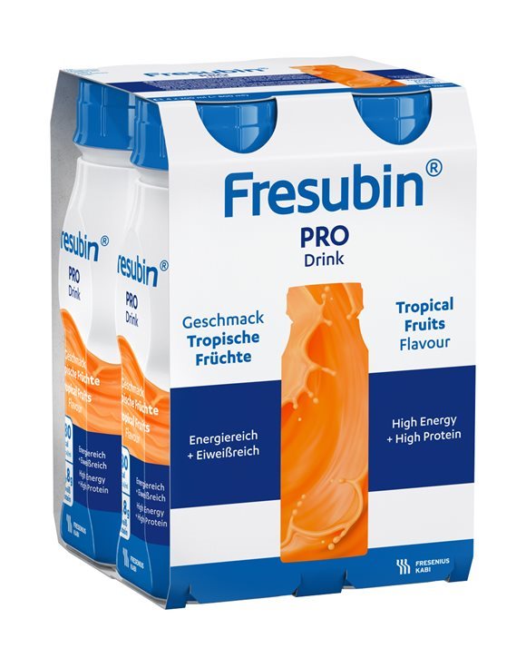 FRESUBIN Pro Drink Tropische Früchte 4 Fl 200 ml