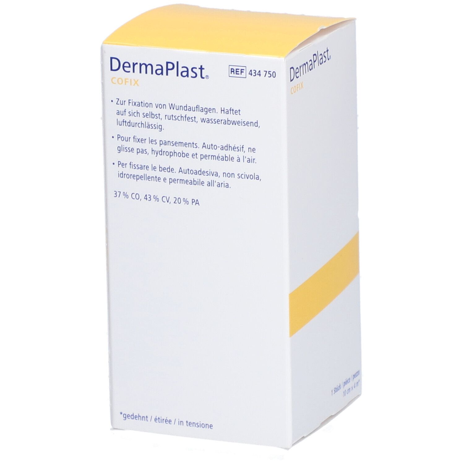 Gazebinde selbsthaftend DermaPlast Cofix weiss (10cmx4m)
